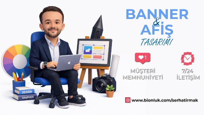 size özel banner ve afiş tasarlayabilirim