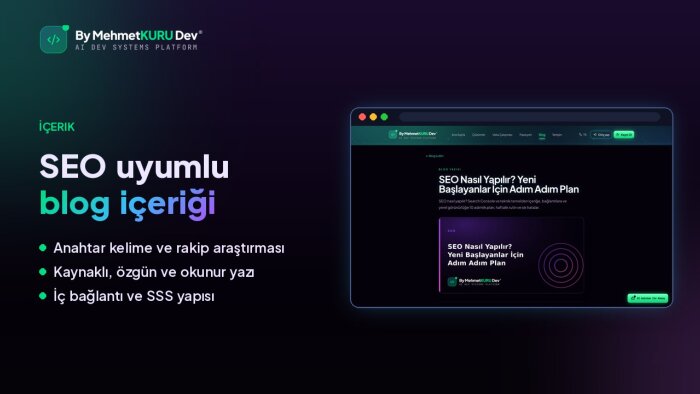 SEO uyumlu ve kaynaklı blog yazısı yazarım