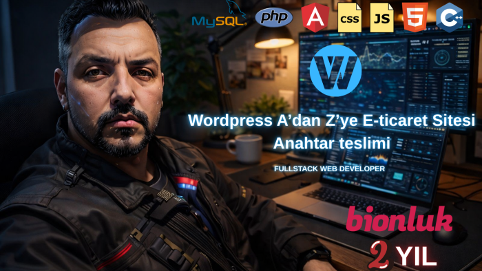 e-ticaret web sitelerinizi yapabilirim