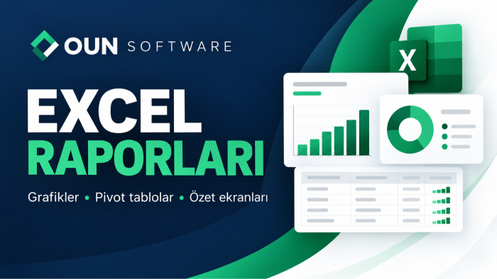Excel verilerinizden rapor ve grafikler hazırlayacağım