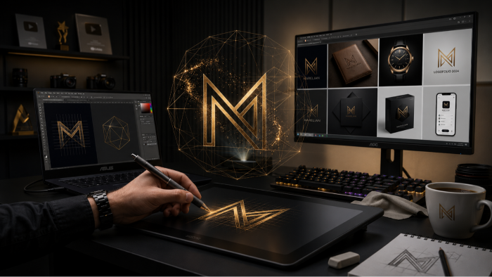 markanıza premium ve unutulmaz bir logo tasarlarım