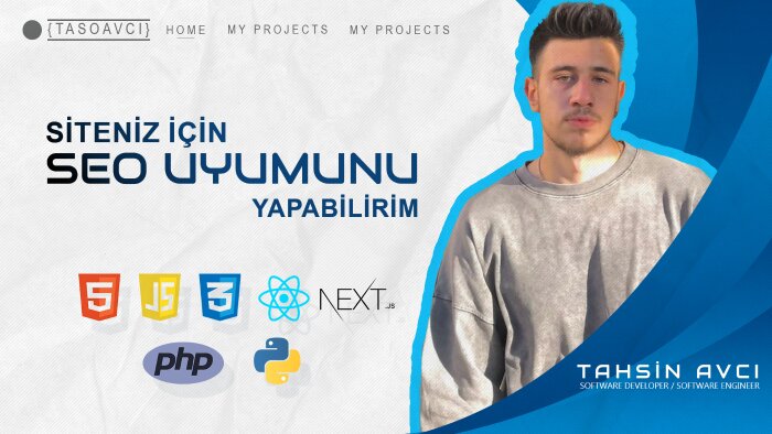 siteniz için SEO uyumunu yapabilirim