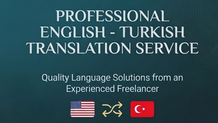 İngilizce dilinde çeviriler yapıyorum