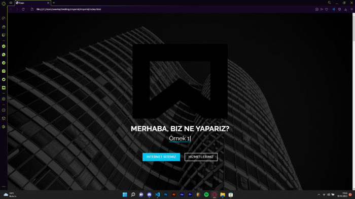 sizin için profesyonel bir site hazırlayabilirim