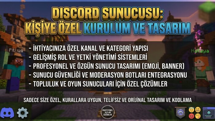 size özel discord sunucusu kurarım