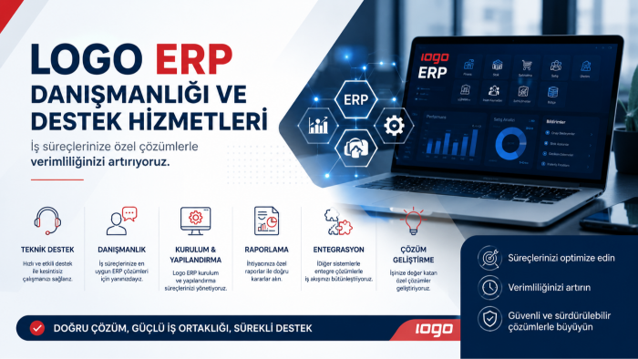 logo erp ürünlerinde danışmanlık ve destek sağlayabilirim