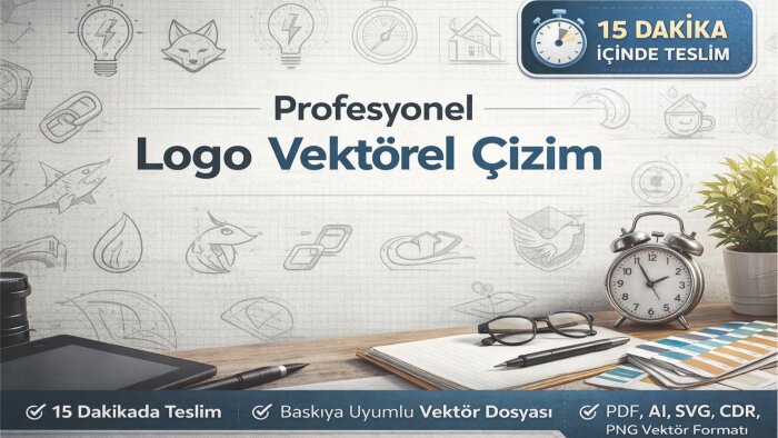 logonuzu vektörel çizim olarak çizebilirim