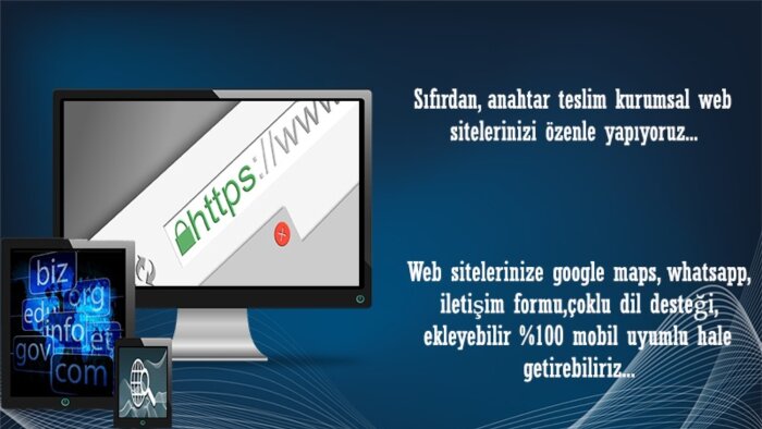 sıfırdan ve özgün anahtar teslim web sitesi hazırlarım