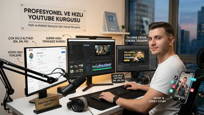 profesyonel YouTube video kurgusu ve SEO yapabilirim