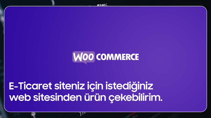 istediğiniz siteden ürün çekebilirim