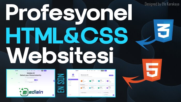 HTML & CSS ile kişiye özel websitesi geliştirebilirim