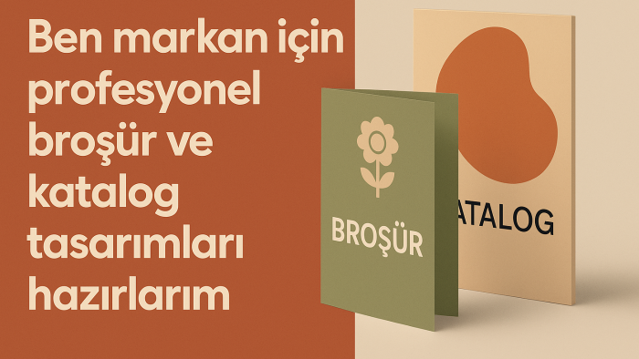 markan için profesyonel broşür ve katalog tasarlarım
