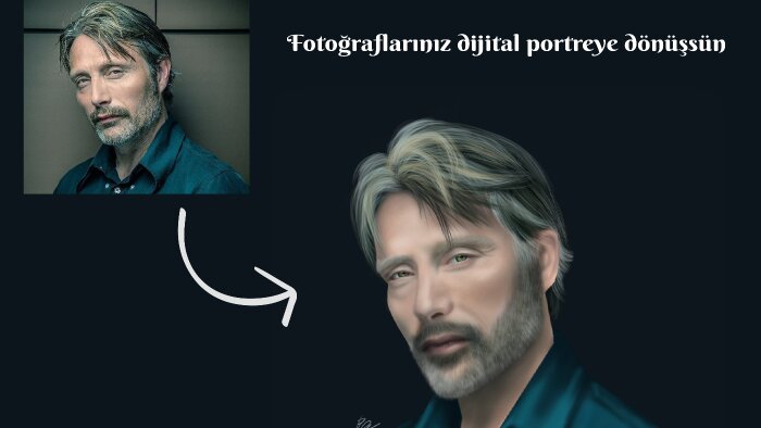 gerçekçi dijital portre tasarımı yapıyorum