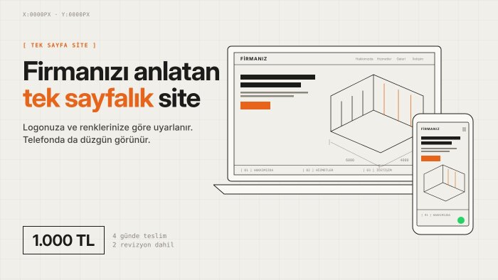 sade ve şık tanıtım sitenizi yaparım