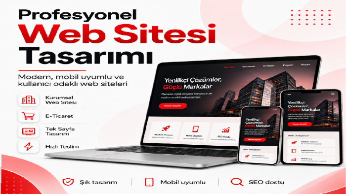 profesyonel, modern ve mobil uyumlu site tasarlıyorum