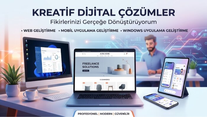 size özel modern ve hızlı web siteleri tasarlarım