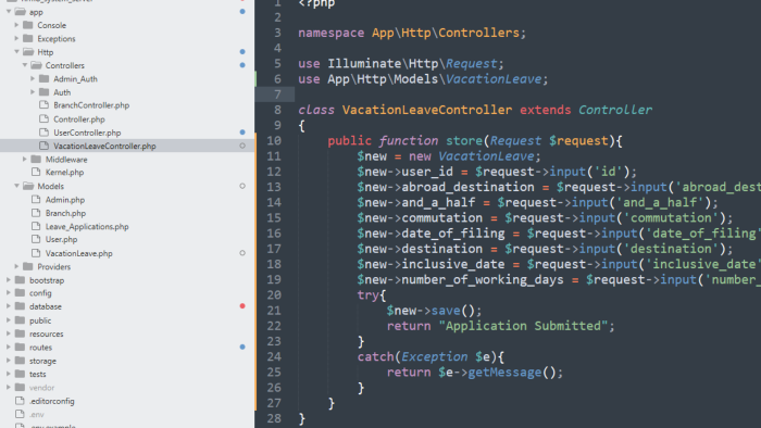 php ve laravel framework projelerinizi yapabilirim