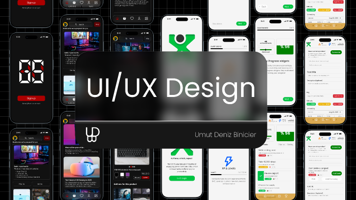 size detaylı UX/UI tasarımları hazırlayabilirim