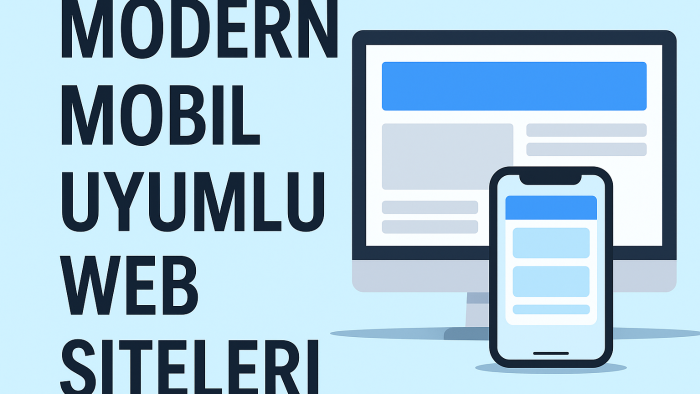 modern ve mobil uyumlu web sitesi tasarlarım