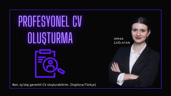 iş veya staj garantili CV oluşturabilirim