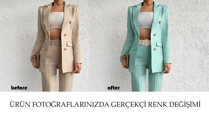 ürün fotoğraflarınızda renk değişimi yapabilirim