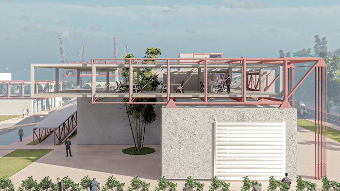 mimarlık alanında modelleme ve görselleştirme yapıyorum