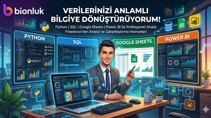 işletmeniz için veri analizi ve dashboard yapabilirim