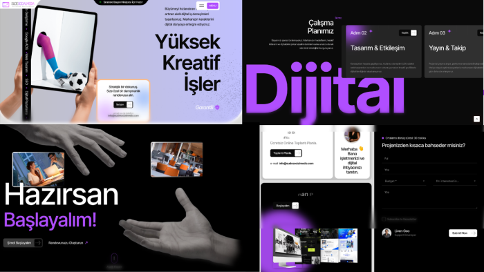 markanıza modern/ kurumsal / e-ticaret web sitesi tasarlarım