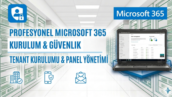 Microsoft 365 kurulum ve güvenlik yapılandırmanızı yaparım