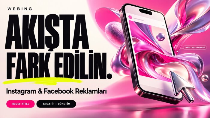 Instagram ve Facebook için dikkat çeken reklamlar kurarım