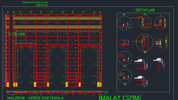 Autocad ortamında mermer granit projelendirme işleri yaparım