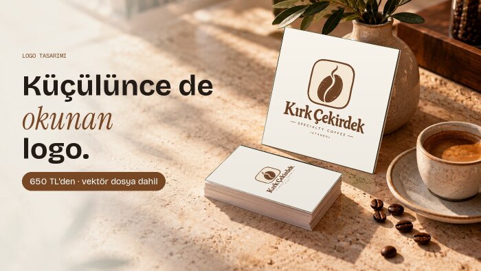 işletmeniz için sade ve akılda kalıcı bir logo tasarlarım