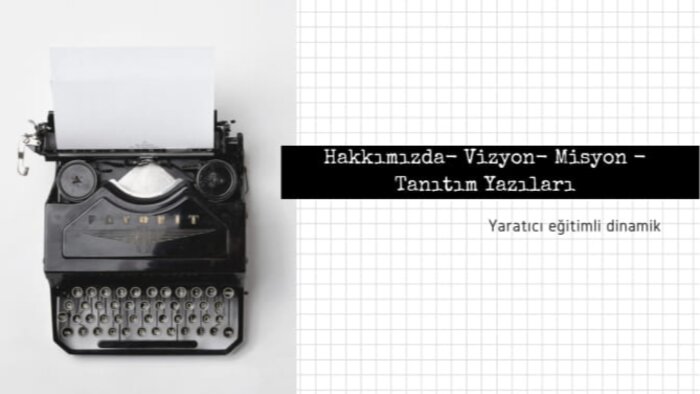 kurumunuz için tanıtım yazısı yazarım