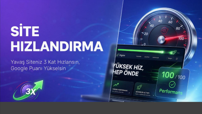 sitenizi hızlandırıyorum, Google puanını artırıyorum