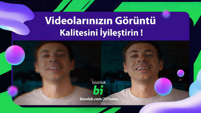 video çözünürlüğünüzü arttırabilirim