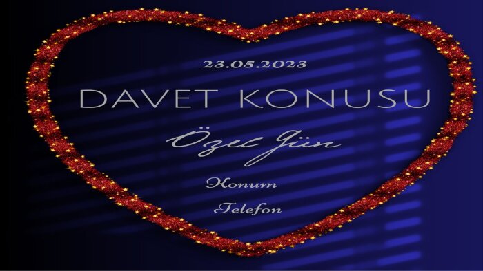 size özel davetiye yaparım