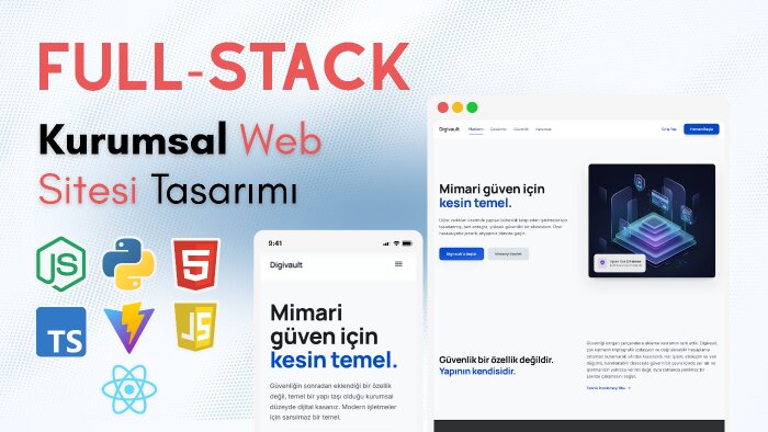 işletmenize özel modern, full-stack web sitesi geliştiririm