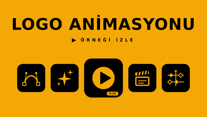 profesyonel logo animasyonu ve introlar tasarlarım