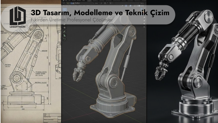 3d tasarım, modelleme ve teknik çizim hizmetleri sunabilirim