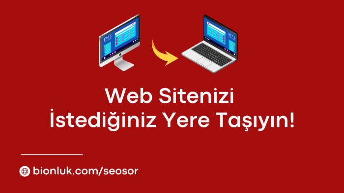 wordpress web sitenizi istediğiniz yere taşırım