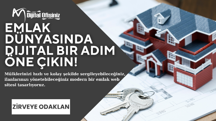 emlak dünyasında internet sitenizi yaparım