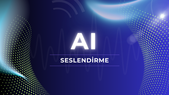 yapay zeka desteği ile profesyonel seslendirme yapabilirim