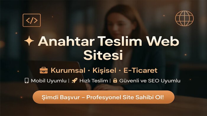 profesyonel şekilde anahtar teslim web sitesi yaparım