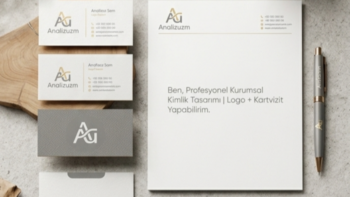 profesyonel kurumsal kimlik ve logo tasarımı yaparım