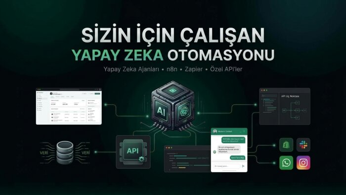 işletmeniz için yapay zeka otomasyonları kurarım