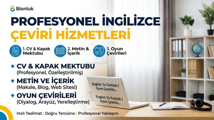 oyun CV ve metinlerinizi doğal dilde yerelleştirip çeviririm