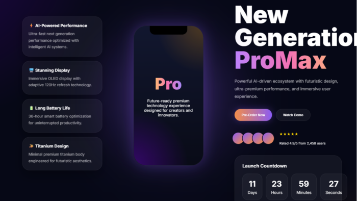 mobil uyumlu ve dönüşüm odaklı landing page hazırlarım