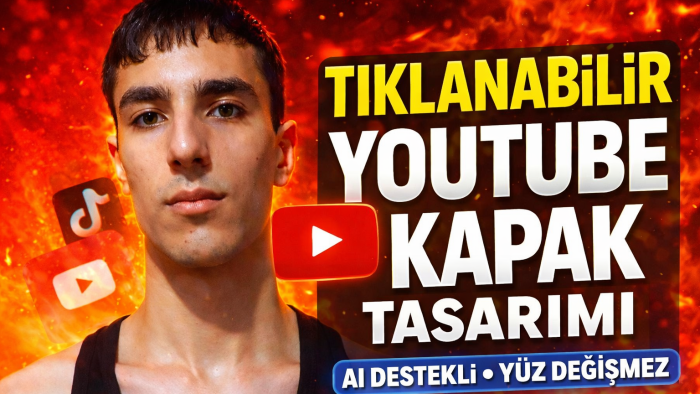 YouTube videoların için kapak tasarımları yaparım