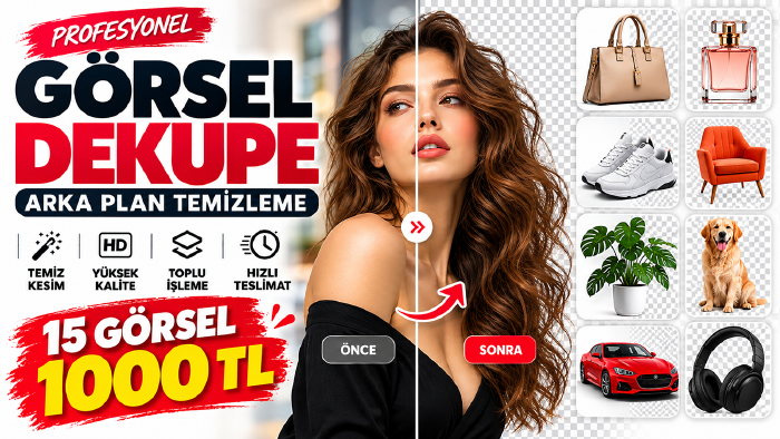 görsellerinin arka planını harika şekilde temizlerim