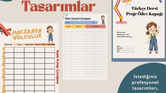 sizin için karakter ve dijital materyal tasarlarım